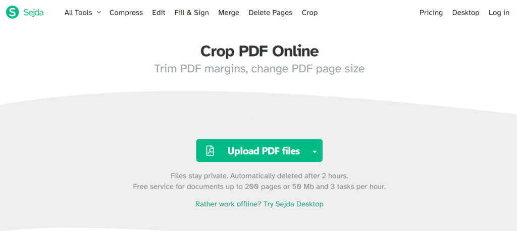 Crop PDF Online.