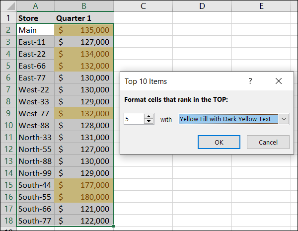 Resultado de formato.