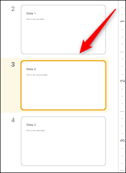 Seleccionamos la diapositiva de Google Slides.