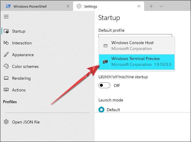 Cómo poner Windows Terminal aplicación predeterminada