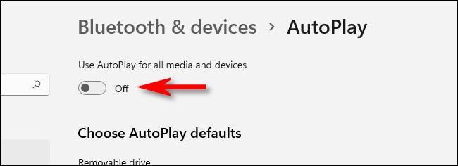 Desactivar reproducción automática en Windows 11.