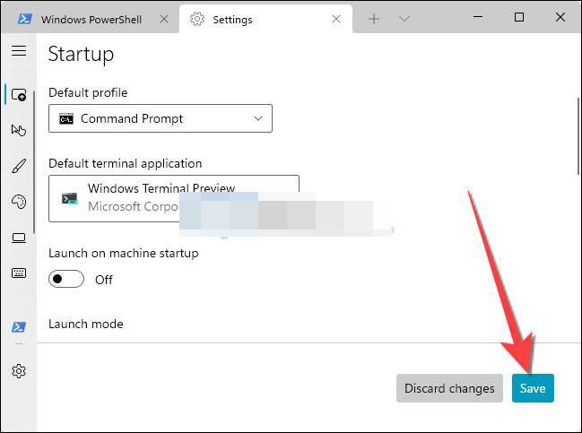 Guardamos los cambios y ya tenemos Windows Terminal como aplicación predeterminada