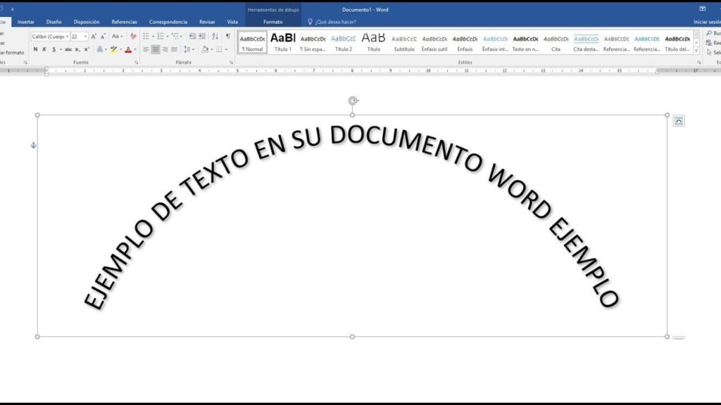 rotar texto Word 2