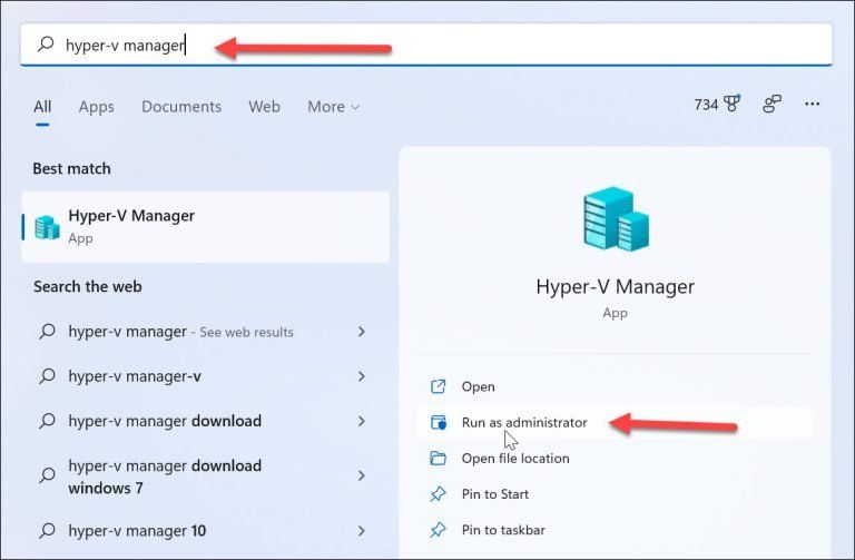 Administrador de Hyper-V