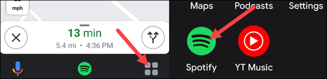 Elegimos Spotify para usar en Google Maps.