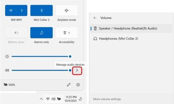 Configuración de sonido.