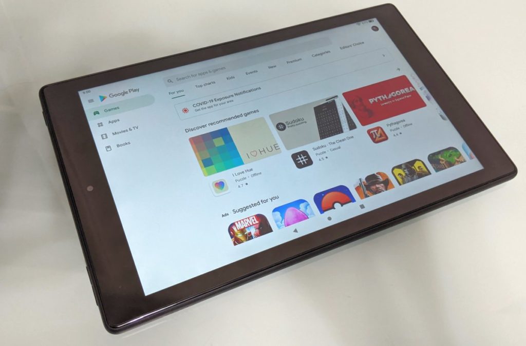 instalar Google Play Amazon Fire