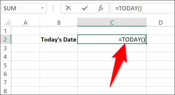 Fórmula de Excel.