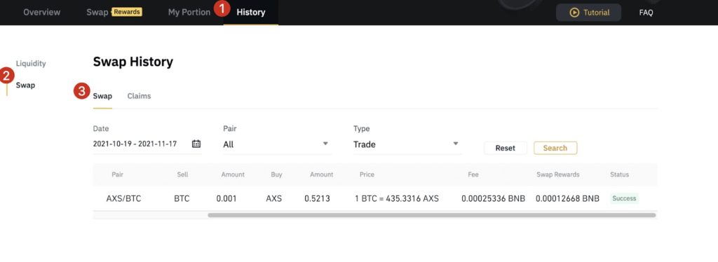 Swap Farming Binance 2