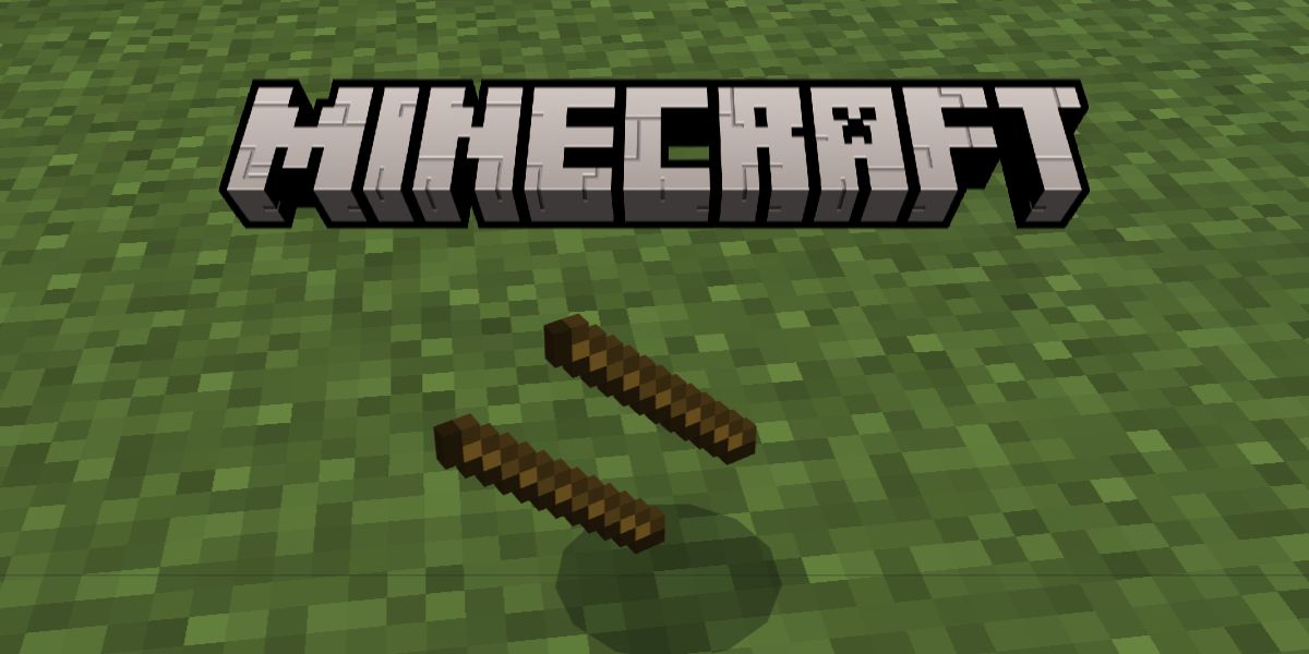 Cómo hacer palos Minecraft