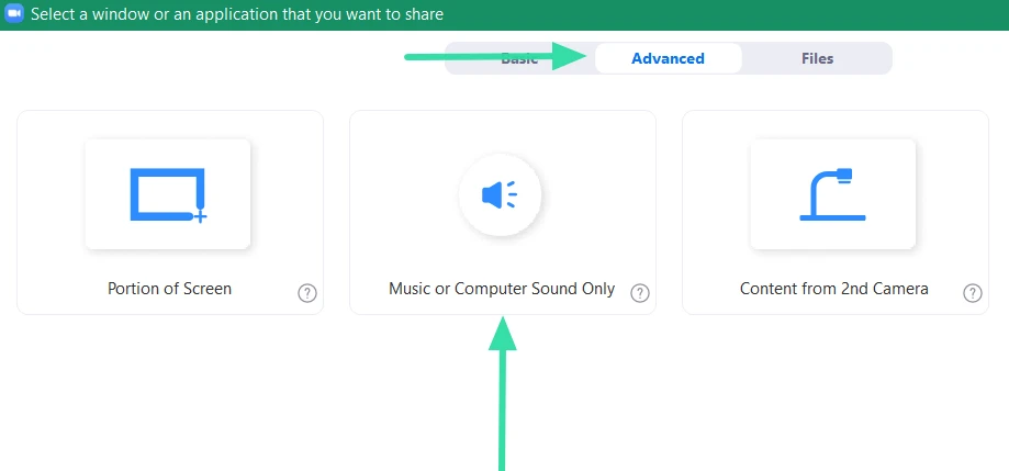 Cómo reproducir música fondo Zoom