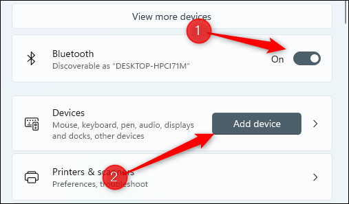 Activar Bluetooth y buscar dispositivos.