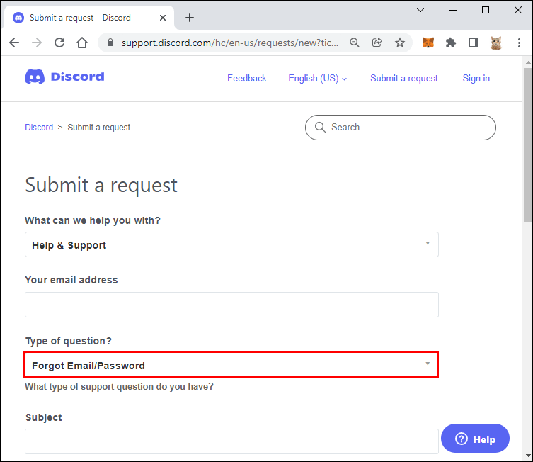 Olvide mi correo/contraseña
