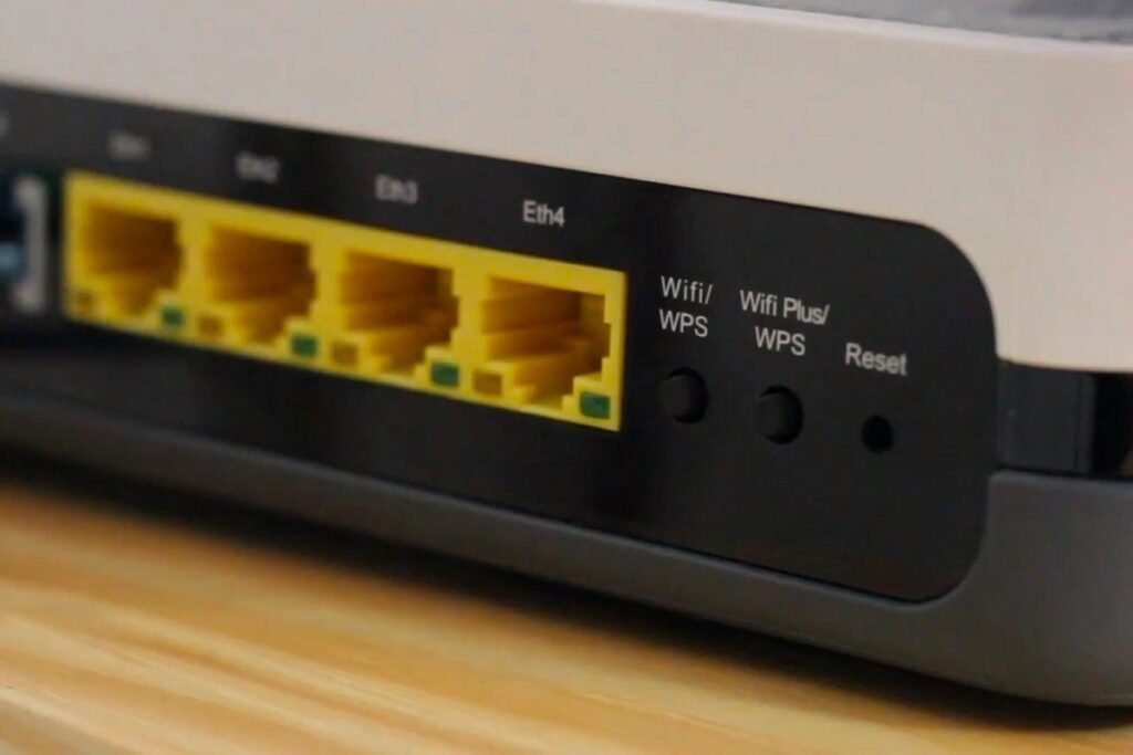 botón WPS router 2