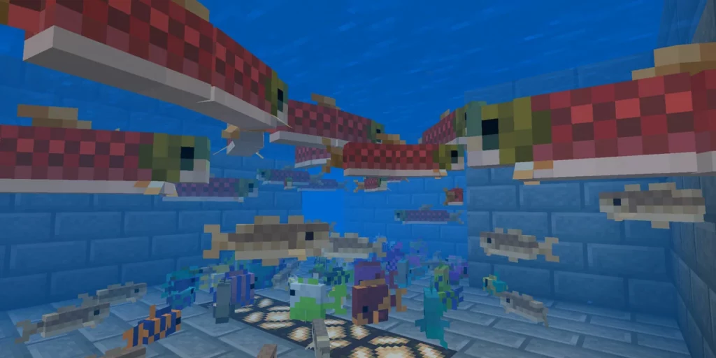 peces difíciles encontrar Minecraft 2