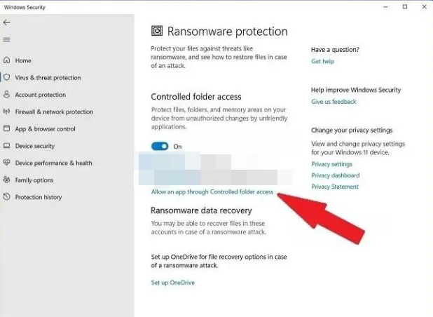 Ransomware Protection.