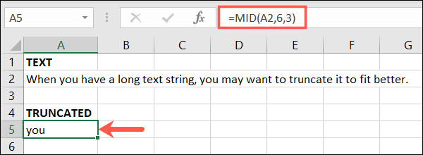 Así podemos truncar el texto en Excel.