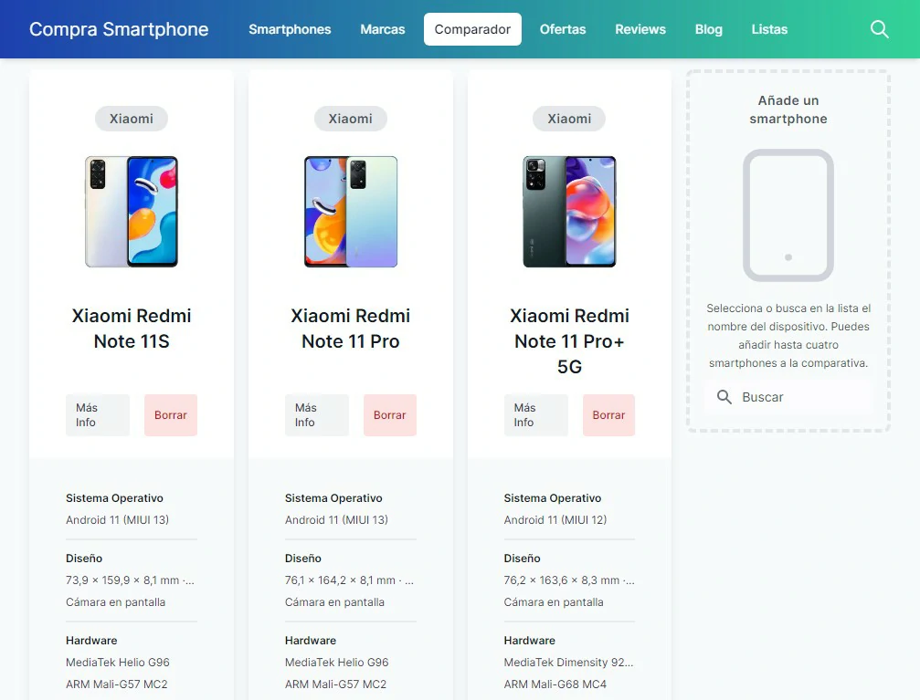 comparar móviles 2
