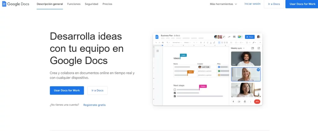 Google Docs es una de las mejores alternativas a Word para Mac.