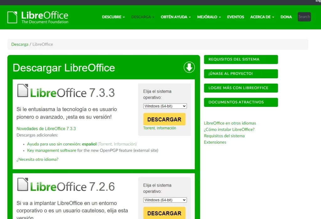 LibreOffice es una excelente alternativa para Word en Mac.