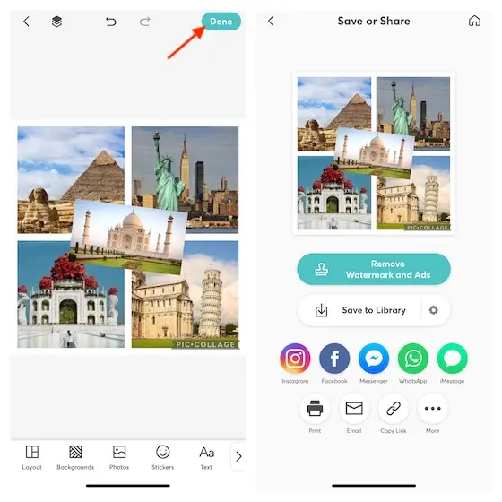 Así podemos crear un collage en iPhone y en iPad