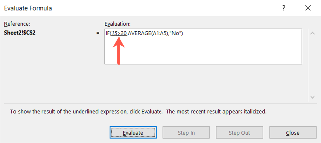 Cómo evaluar fórmulas Excel