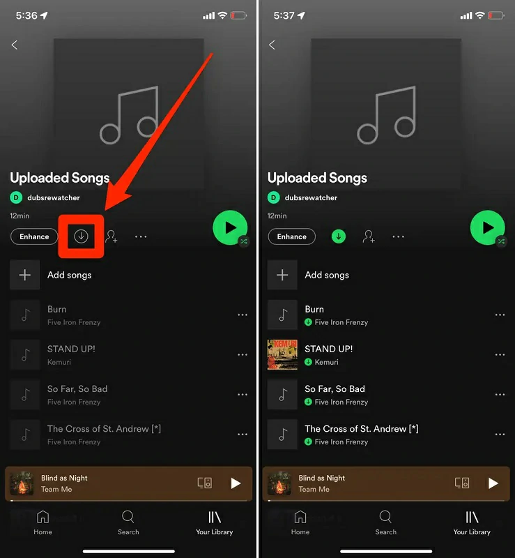 cómo subir música Spotify 4