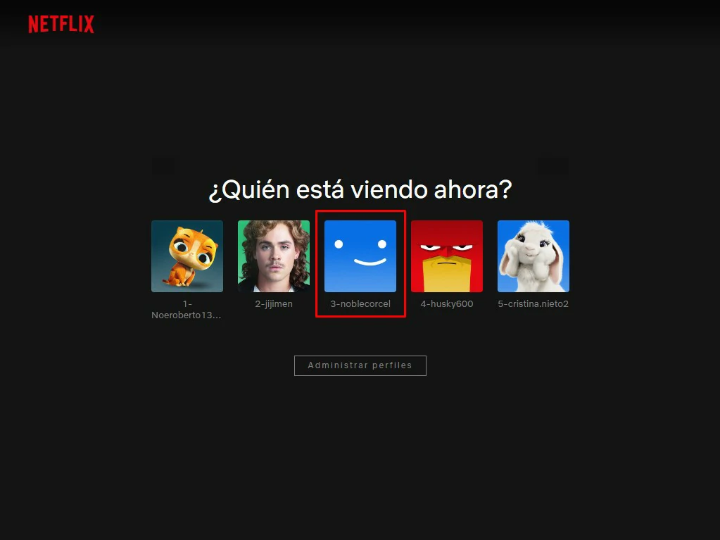 cuentas netflix