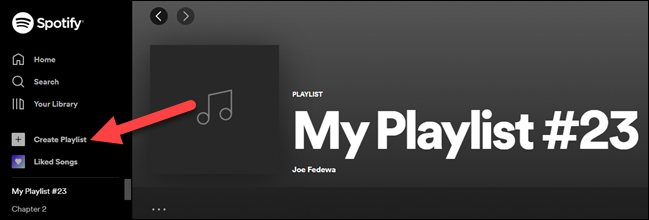 Crear una Playlist.