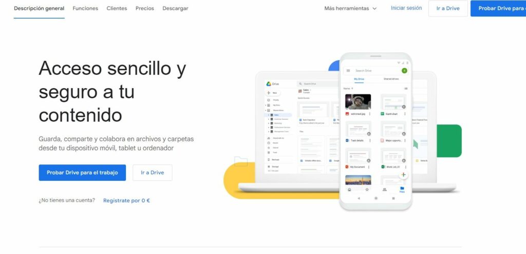 Google Drive es uno de los mejores servicios de almacenamiento en la nube.