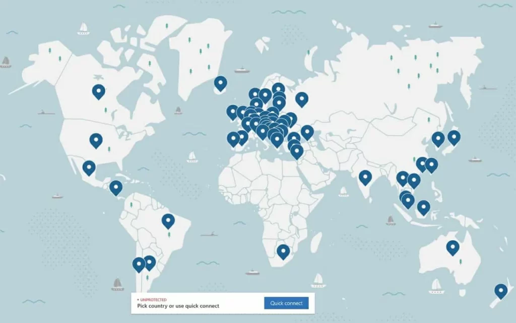 qué país configurar VPN 2