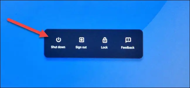 Apagar Chromebook.