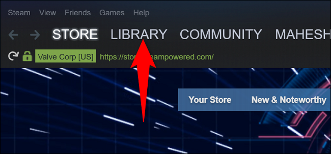 Biblioteca de Steam.