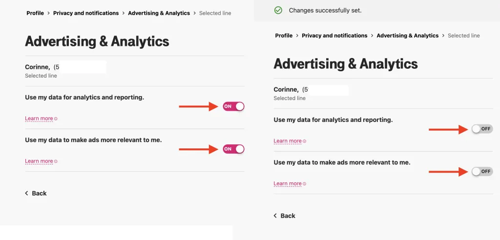 Cómo evitar T-Mobile comparta datos