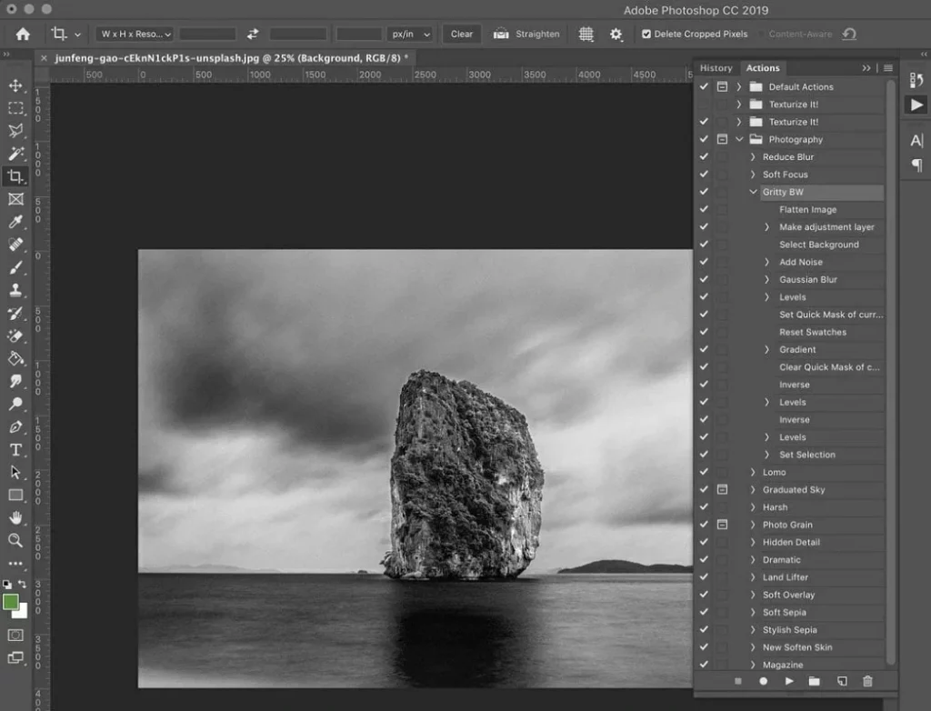 descargar instalar acciones Photoshop 3