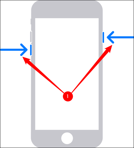 iPhone 7 en modo recuperación.