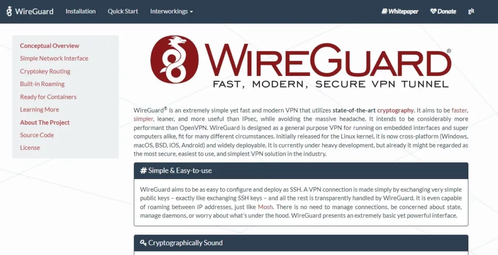 Wireguard.