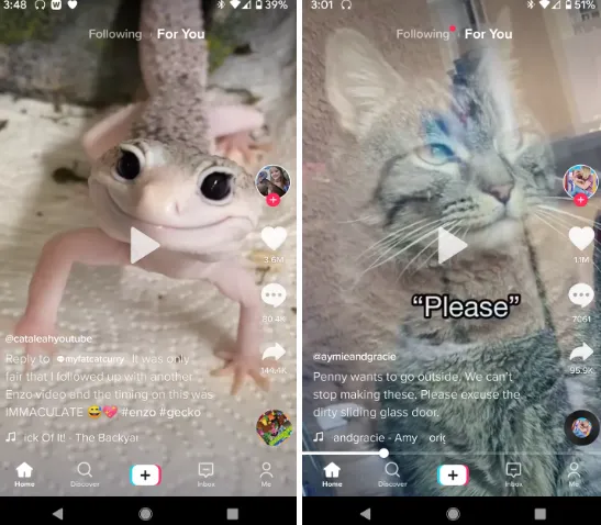 Así podemos avanzar rápidamente a través de un vídeo de TikTok.