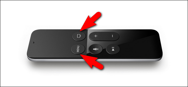 Reiniciar Apple TV desde el control remoto.