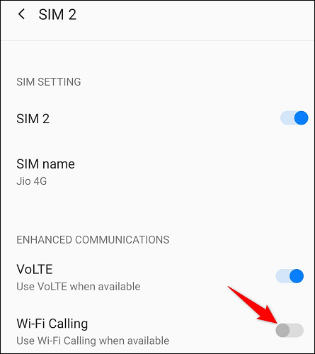 Así podemos desactivar llamadas Wi-Fi Android