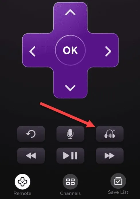 Configurar modo escuchar privado Roku