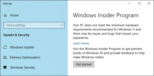 Unirse al programa de Windows Insider.