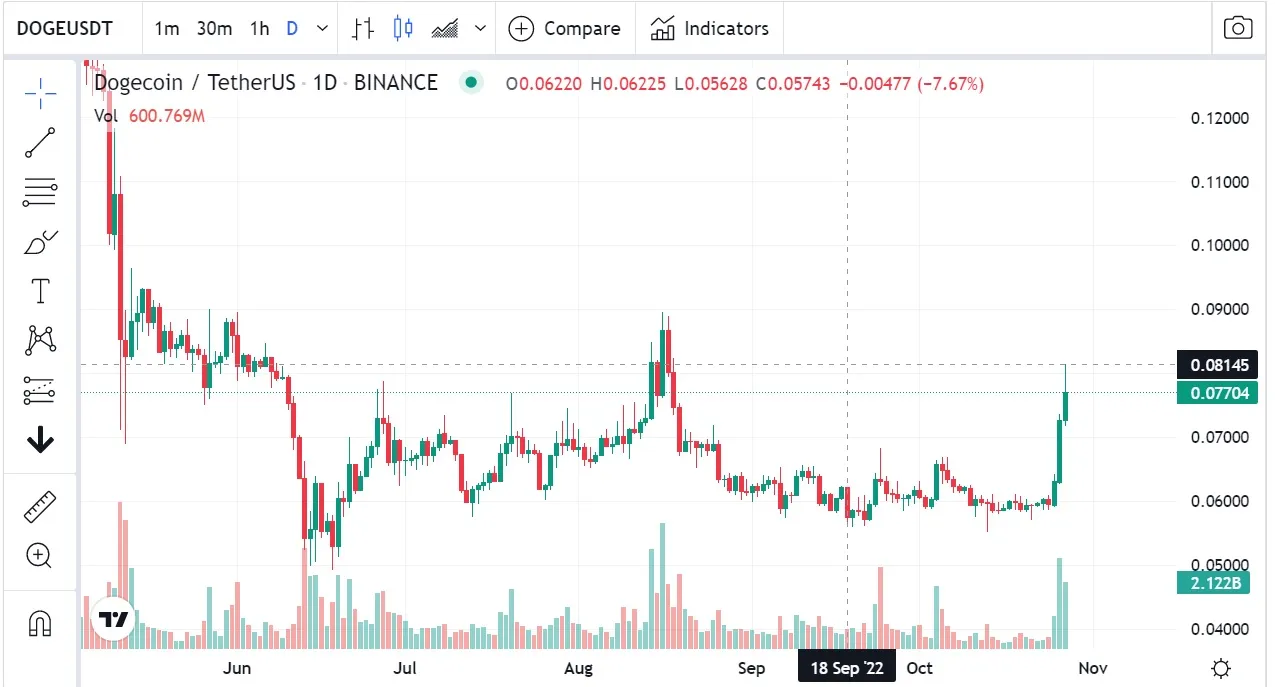 Dogecoin Elon Musk Twitter