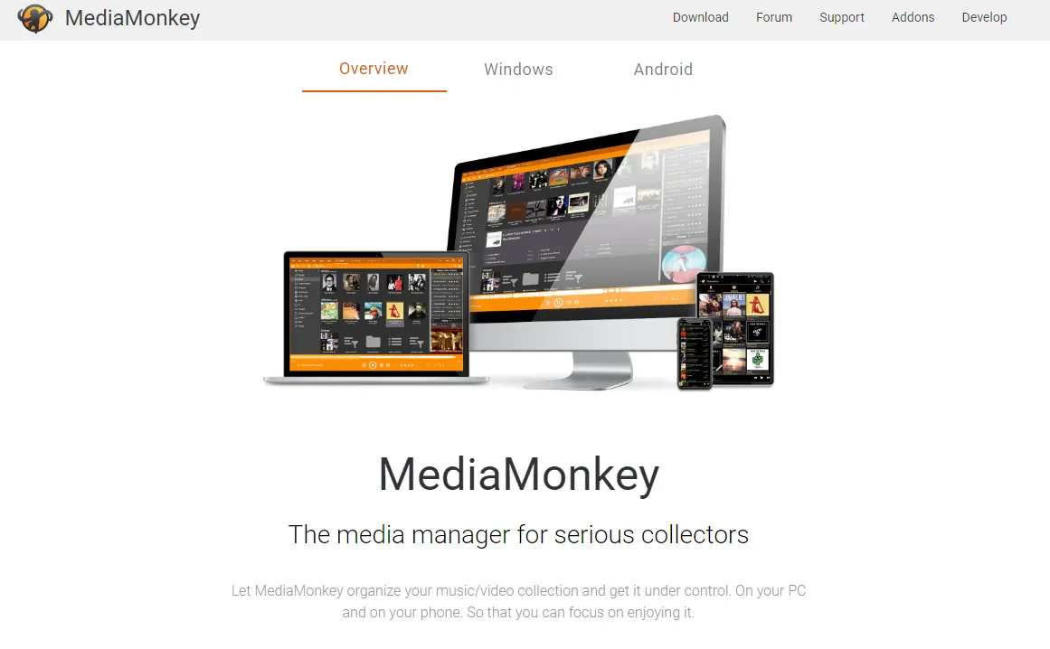 Media Monkey es una buena alternativa gratuita a iTunes.