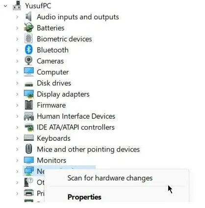 Instalar controladores USB.