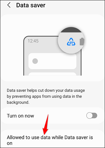 Apps que permitiremos que usen datos.