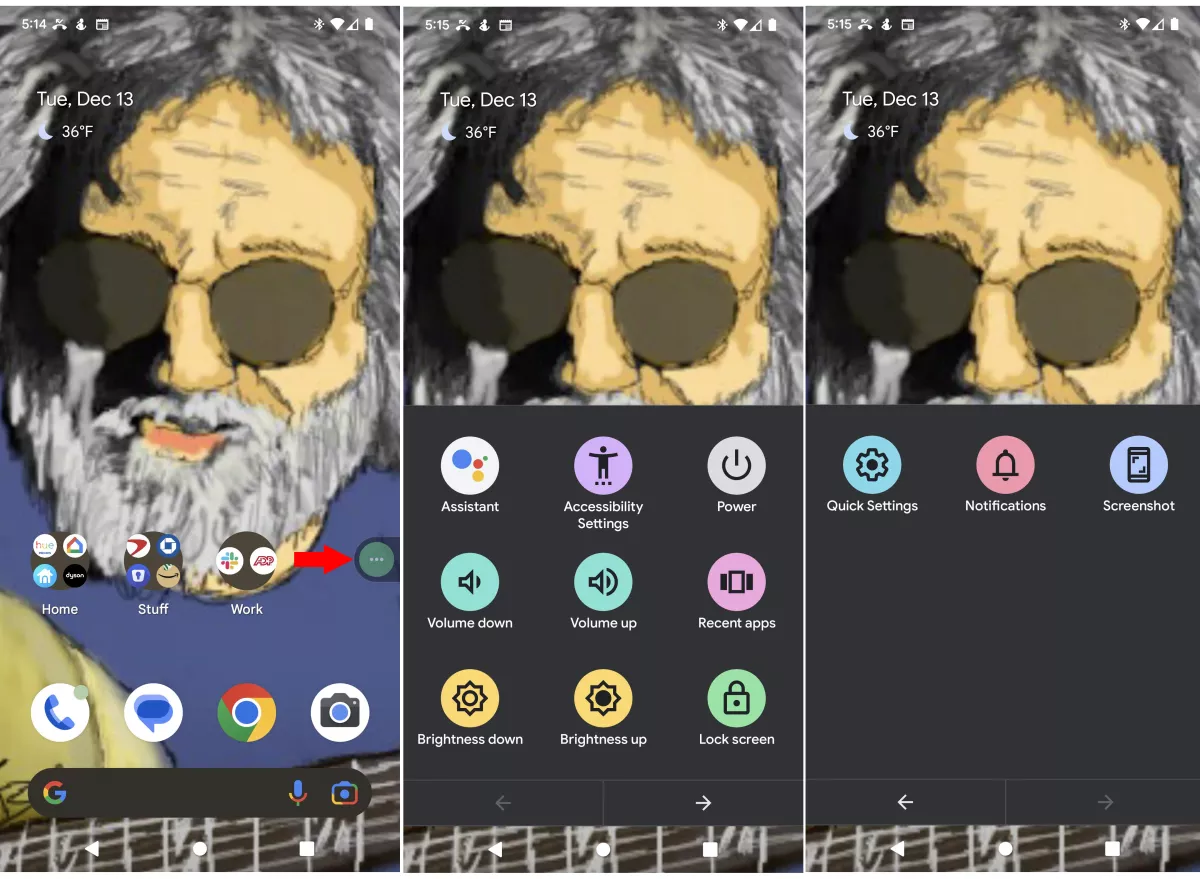 Configuraciones de accesibilidad.