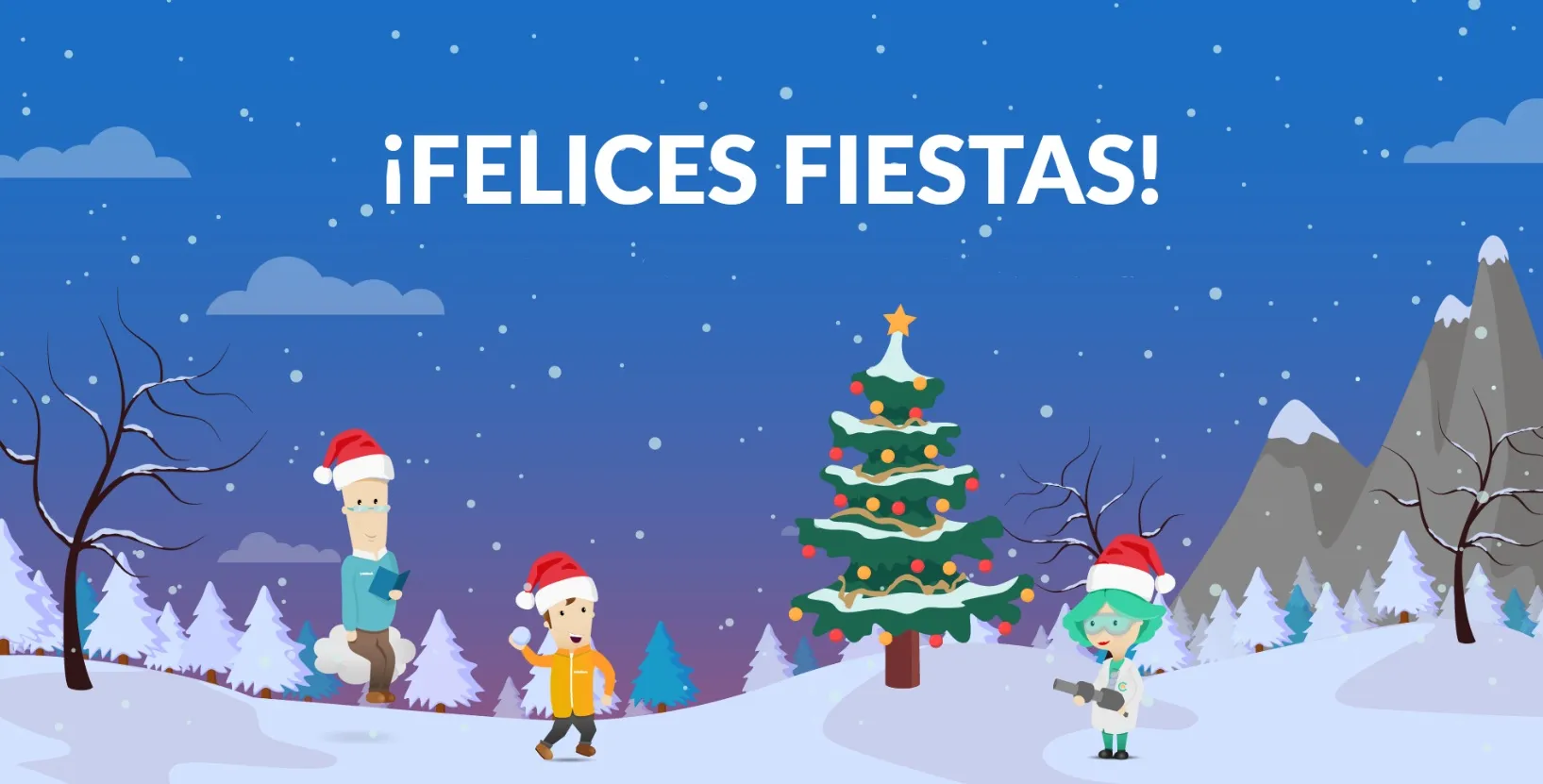 felices fiestas navideñas