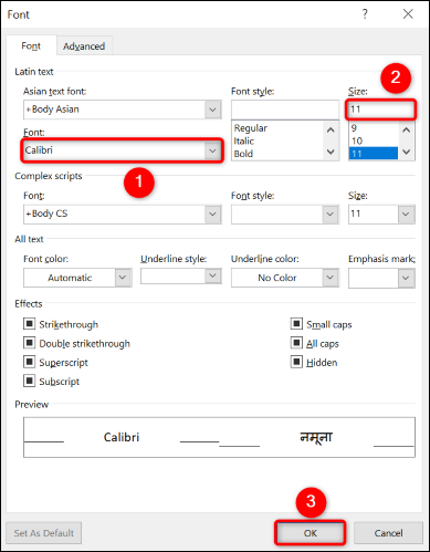 Cambiar fuente y el tamaño en Microsoft Outlook.