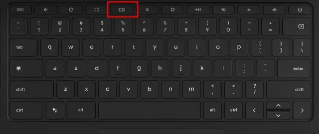 Salir del cursor de Windows 11 VM al entorno de Chromebook.